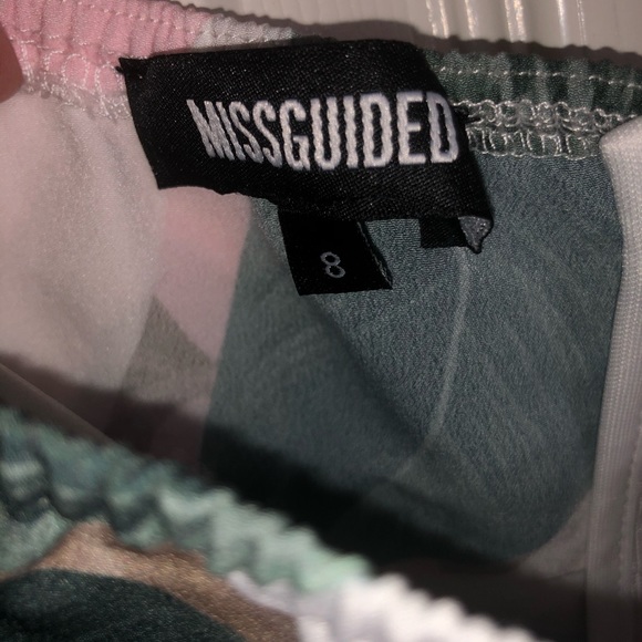 Nordstrom Misguided Print Off The Shoulder Romper - Picture 4 of 7